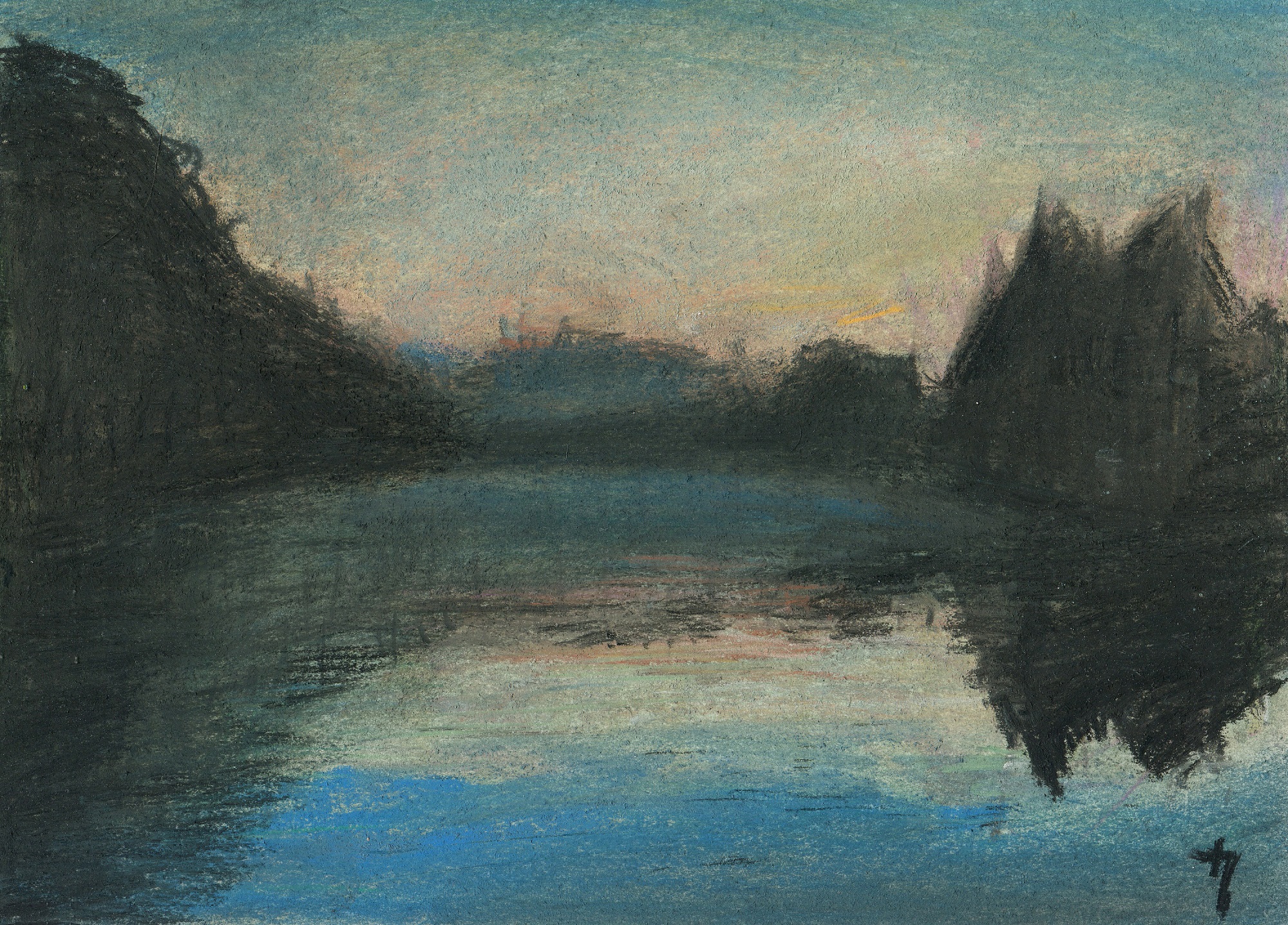 Henki Art, Ebbs and Flows, Ivan Alagakov, Evening by the Luga River